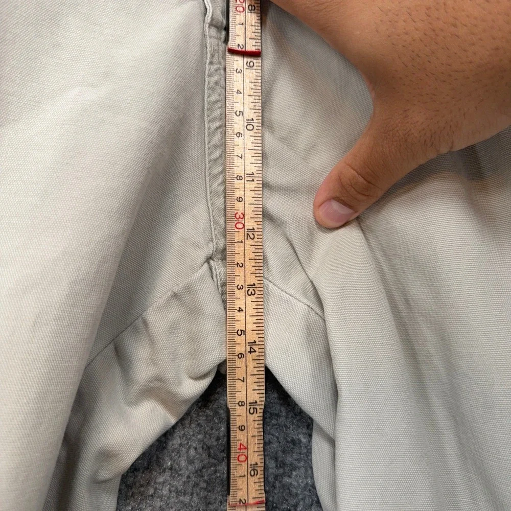 Columbia Carpenter Pants Mens 38 Khaki Tan Utility Canvas Workwear Hiking Rugged